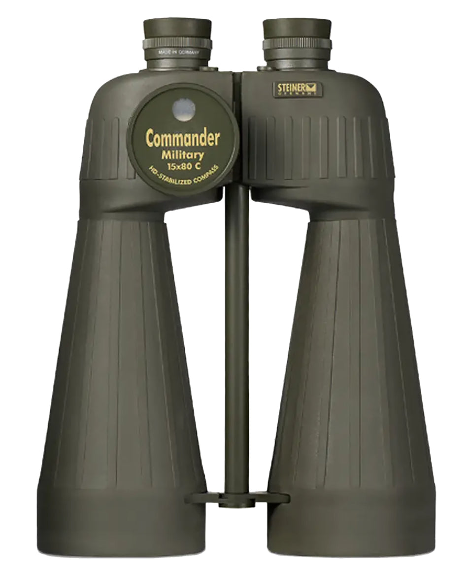 Steiner M1580 2693 15x80mm Binoculars with Compass and Ranging Reticle, Floating Prism, Sports-Auto Focus, OD Green Makrolon