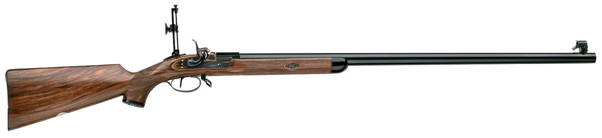 Taylors & Company 210065 Gibbs Pedersoli 45 Cal Percussion 32.31" Blued Single Shot Steel Barrel, Color Case Hardened Steel Receiver, Fixed Checkered Walnut Stock
