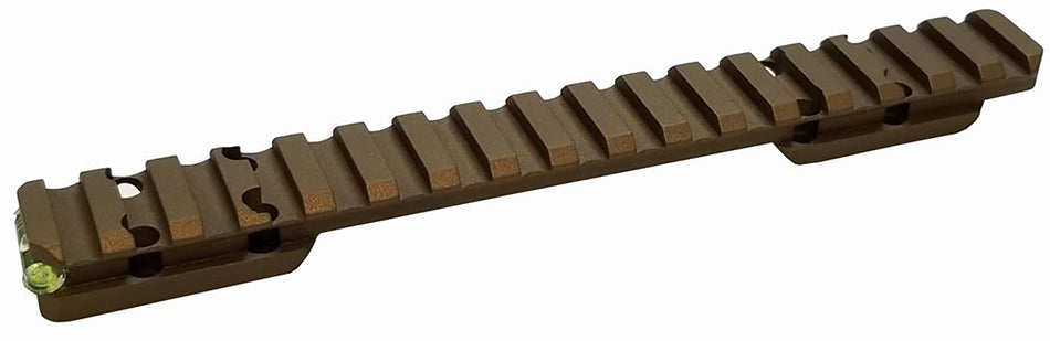 Talley PLMHC735AC X-Bolt Long Action Smoked Bronze Picatinny Rail with Anti-Cant Indicator 20 MOA