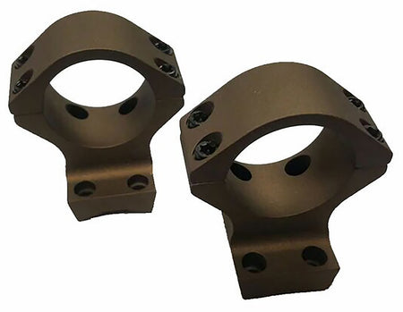 Talley HC940735 Browning X-Bolt 1-Inch Tube Scope Ring/Mount Combo Burnt Bronze Medium Rings 0 MOA
