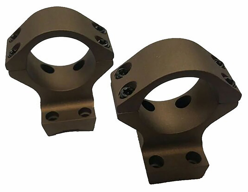 Talley HC940735 Browning X-Bolt 1-Inch Tube Scope Ring/Mount Combo Burnt Bronze Medium Rings 0 MOA