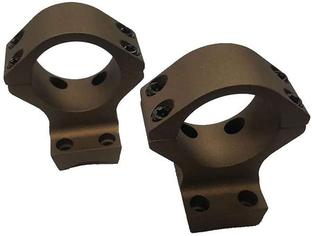 Talley HC950735 Browning X-Bolt 1-Inch Tube Scope Ring/Mount Combo Burnt Bronze High Rings 0 MOA