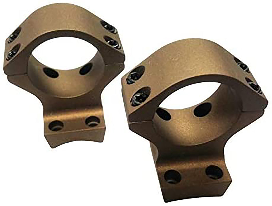 Talley HC840735 X-Bolt Scope Ring and Base Combo 34mm Burnt Bronze Medium Height 0 MOA