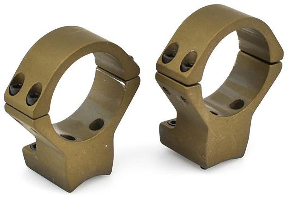 Talley HC850735 X-Bolt Scope Ring and Base Combo 34mm Burnt Bronze High Height 0 MOA