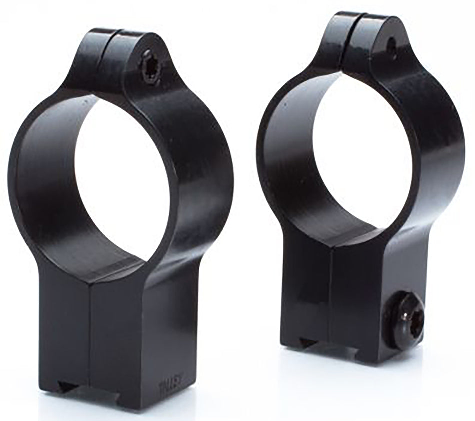 Talley 22CZRH 1-Inch High Rimfire Rings Black for CZ 452 European/455/457/512/513 0 MOA