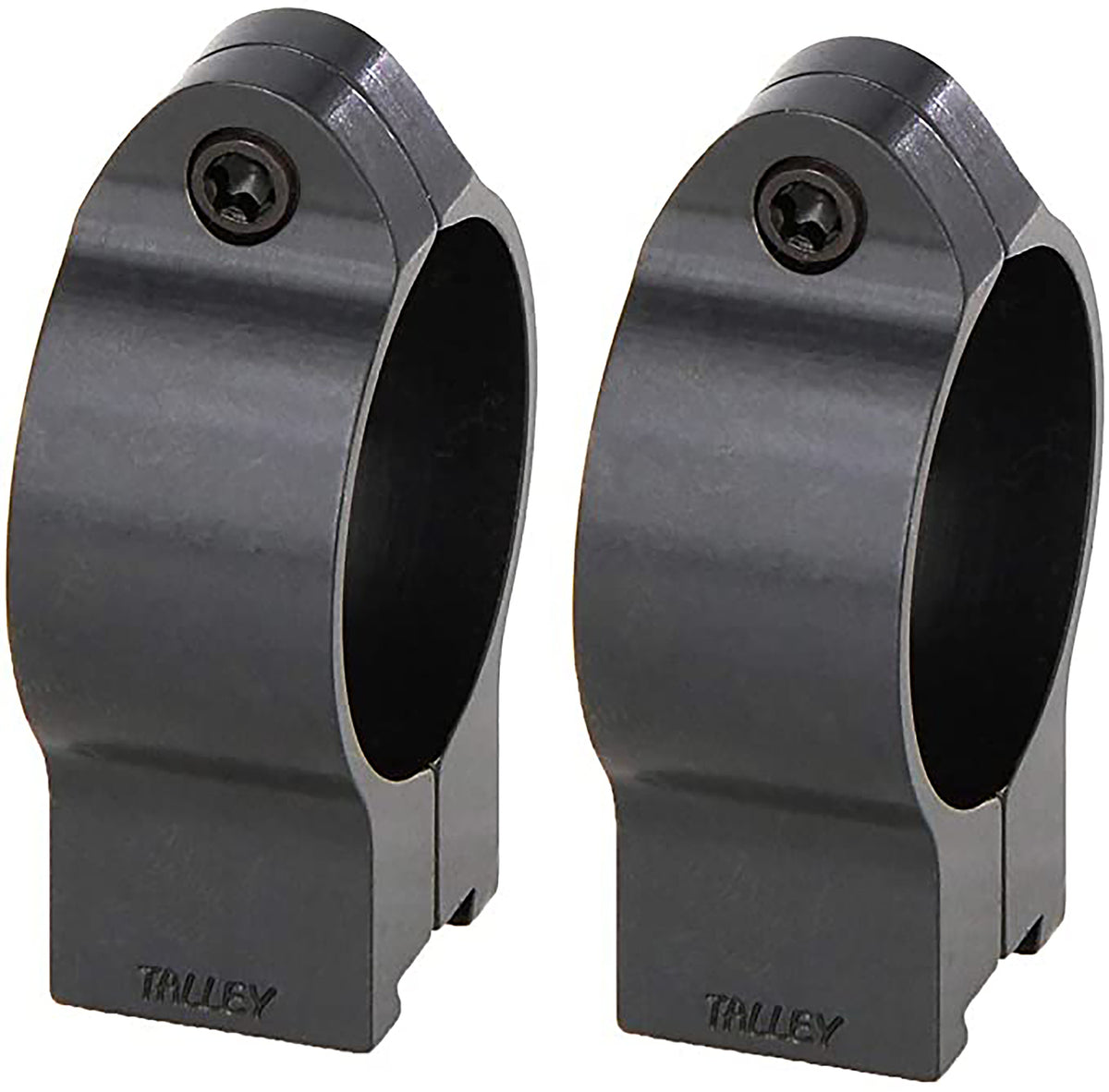 Talley 30CZRH 30mm High Rimfire Rings Black for CZ 452 European/455/457/512/513 0 MOA