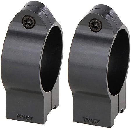 Talley 30CZRH 30mm High Rimfire Rings Black for CZ 452 European/455/457/512/513 0 MOA
