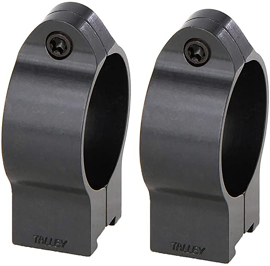 Talley 30CZRH 30mm High Rimfire Rings Black for CZ 452 European/455/457/512/513 0 MOA