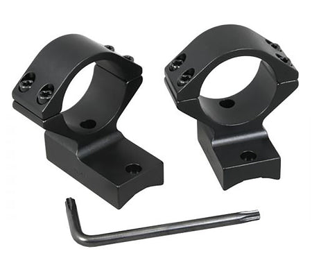 Talley 948749 Kimber 84M Scope Ring and Base Combo 1-Inch Tube Medium Rings 0 MOA Black