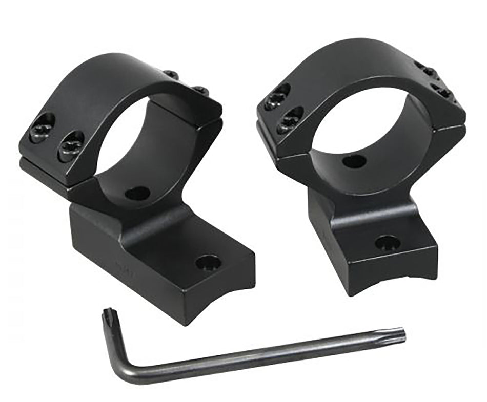 Talley 948749 Kimber 84M Scope Ring and Base Combo 1-Inch Tube Medium Rings 0 MOA Black