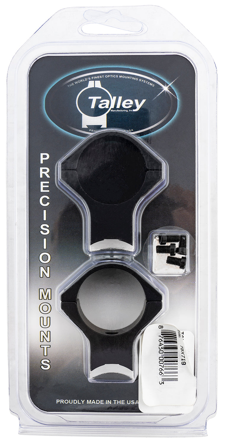Talley 75X719 One-Piece Scope Ring Base Combo Savage 30mm Tube High Rings Black Anodized