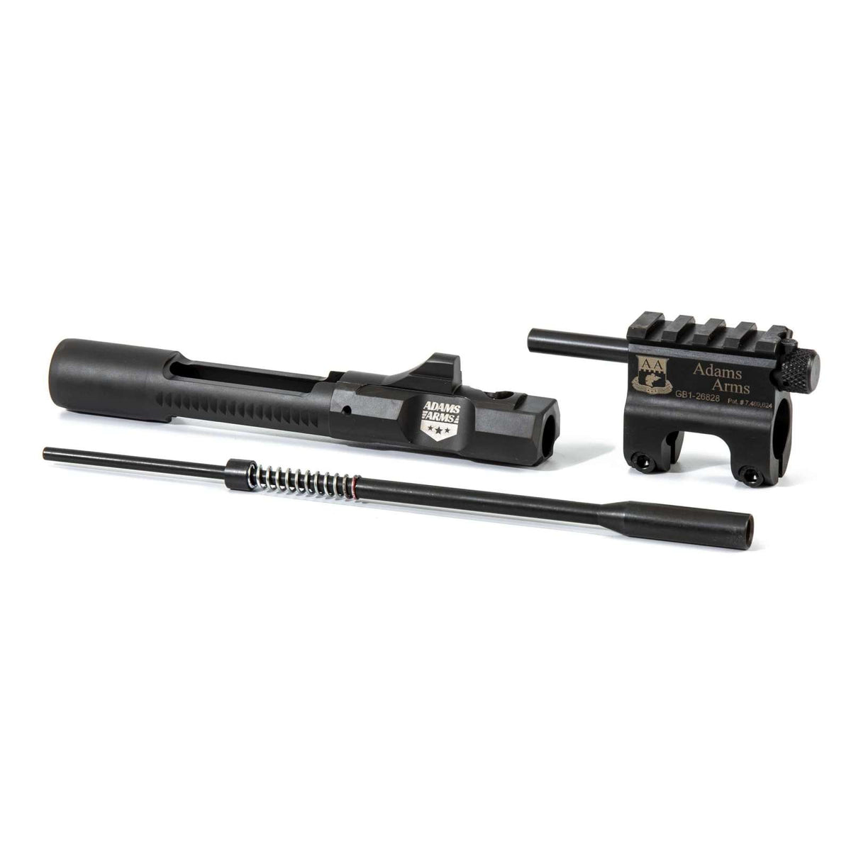 Adams Arms Standard Picatinny Carbine-Length 3-Pos Adj Gas Piston Kit Flat Top Rail