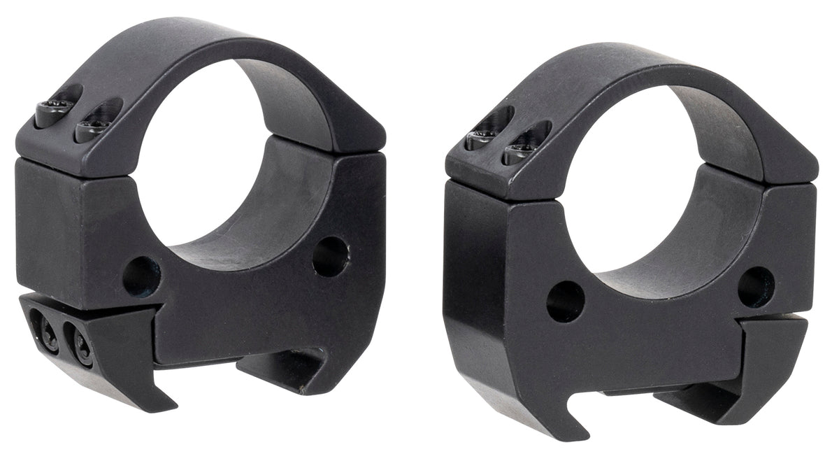 Talley TMS10M 1 Inch Medium Picatinny Scope Rings Black Anodized Aluminum 0 MOA