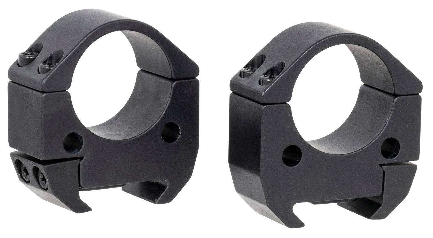 Talley TMS10M 1 Inch Medium Picatinny Scope Rings Black Anodized Aluminum 0 MOA