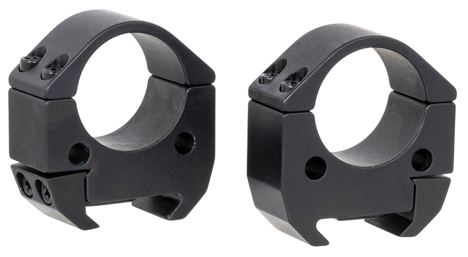 Talley TMS10M 1 Inch Medium Picatinny Scope Rings Black Anodized Aluminum 0 MOA