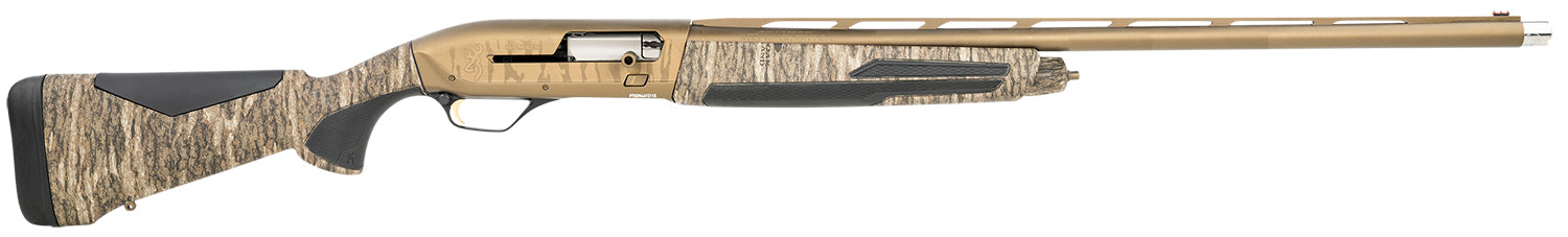 Browning 011706204 Maxus II Wicked Wing 12 Gauge 3.5" 4+1 28" Barrel, Burnt Bronze Cerakote Metal Finish, Mossy Oak Bottomland with Overmolded Grip Panels Stock