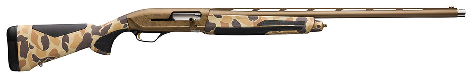 Browning Maxus II Wicked Wing 12 Gauge Shotgun, 26" Burnt Bronze Cerakote Barrel, Vintage Tan Camo Stock, 4+1 Capacity