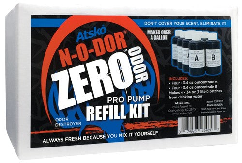 Atsko Zero N-O-Dor Oxidizer Refill Kit 1 Gallon Pro Pump