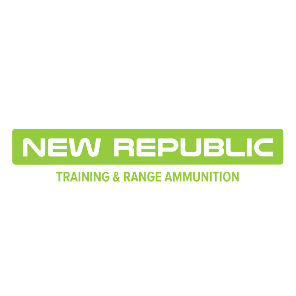 New Republic 9mm Luger / Parabellum Handgun Ammo Training and Range Full Metal Jacket FMJ 124 grain 