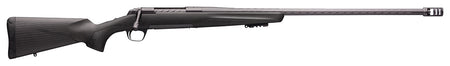 Browning 035543282 X-Bolt Pro Long Range 6.5 Creedmoor 4+1 26" Skip Fluted Heavy Barrel, Recoil Hawg Muzzle Brake, Spiral Fluted Bolt, Carbon Gray Elite Cerakote, Natural Carbon Fiber Stock
