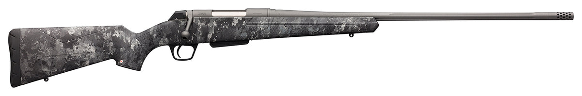 Winchester XPR Extreme Hunter 7mm-08 Rem Rifle, 22" Barrel, 3+1 Capacity, Tungsten Gray Cerakote, TrueTimber Midnight Stock