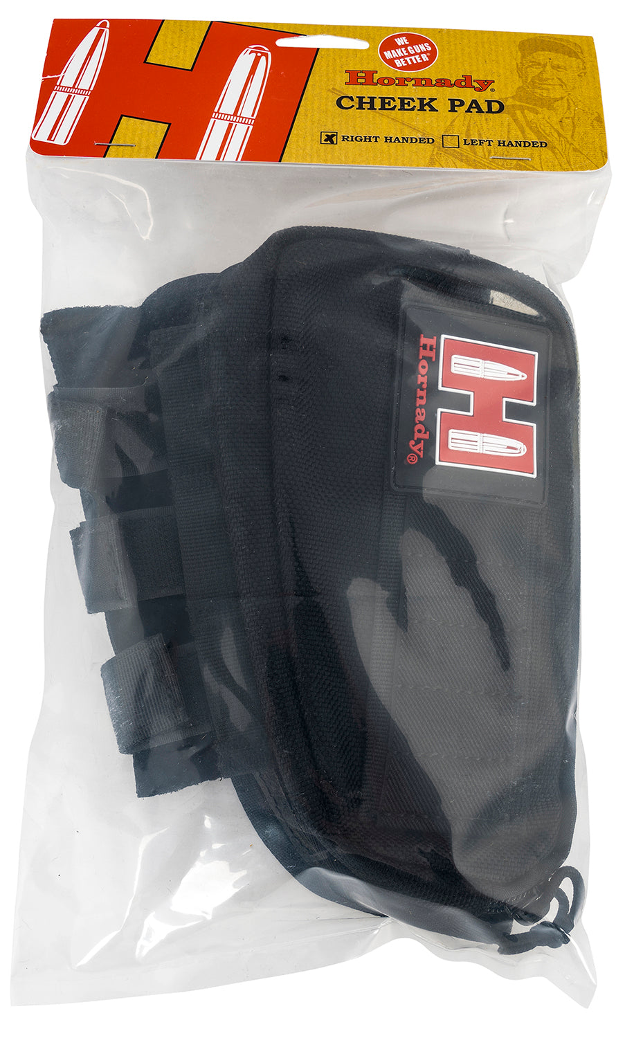 Hornady 99108 Right-Hand Rifle Stock Cheek Pad Black Cordura 5-Round