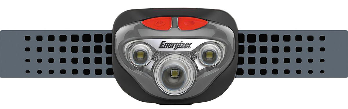 Energizer Vision HD+ Focus Headlamp HDDIN32E 45/400 Lumens White/Red LED Gray Digital Focus