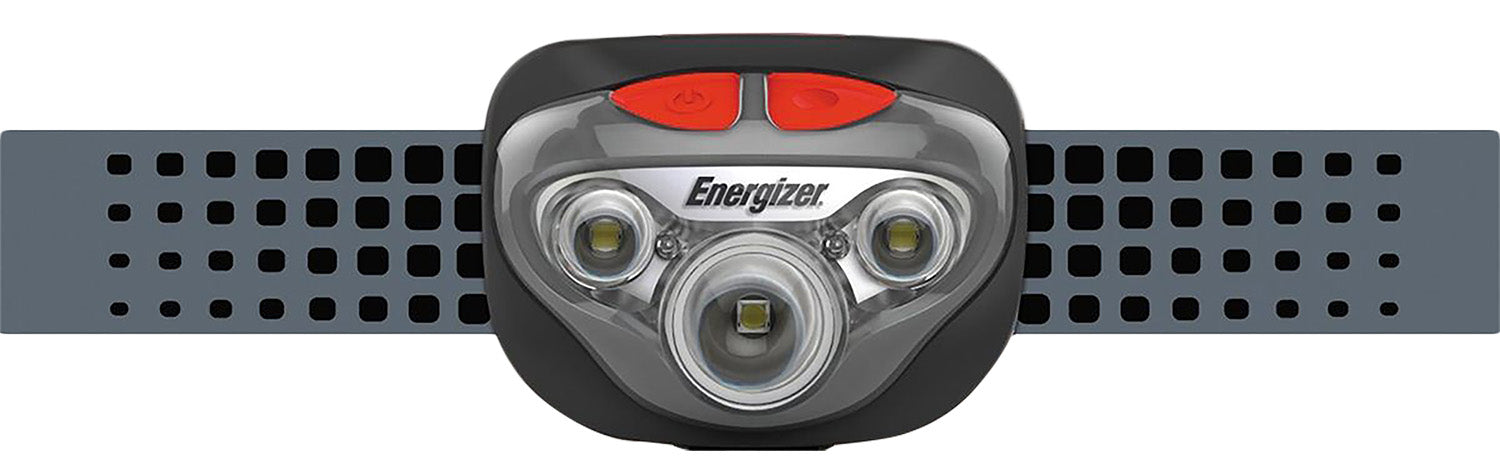 Energizer Vision HD+ Focus Headlamp HDDIN32E 45/400 Lumens White/Red LED Gray Digital Focus
