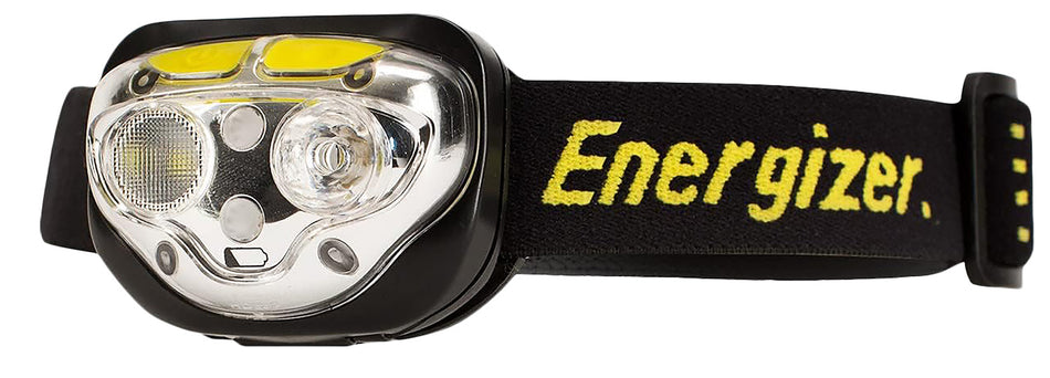 Energizer Vision Ultra HDE32E LED Headlamp 20/400 Lumens Red/Green/White IPX4 80 Meter Beam
