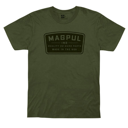 Magpul MAG1111-316-S Go Bang Parts Tee Olive Drab 100% Cotton Short Sleeve Small