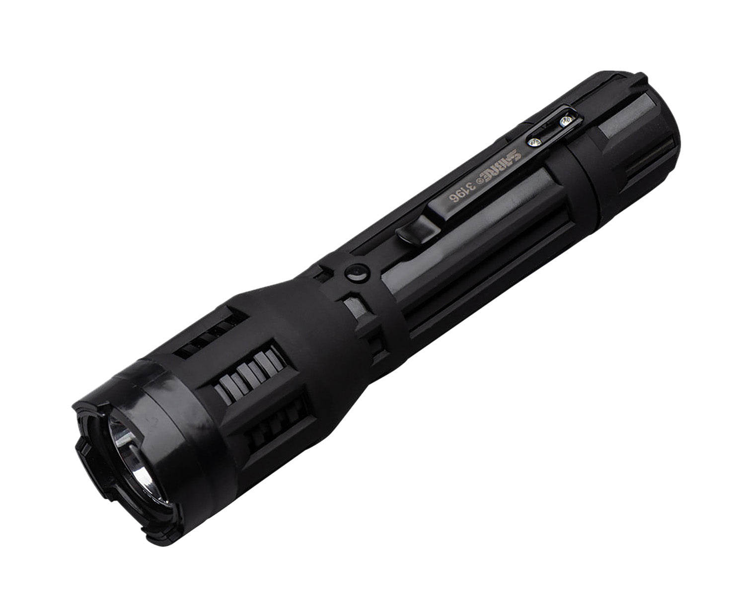 Sabre Stun Gun Flashlight S2000SF Aircraft Grade Aluminum 1.82 uC Black with Holster
