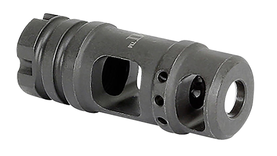 Midwest Industries MIMB6 Two-Port AK Muzzle Brake Black Phosphate M14x1 LH Thread 30 Cal