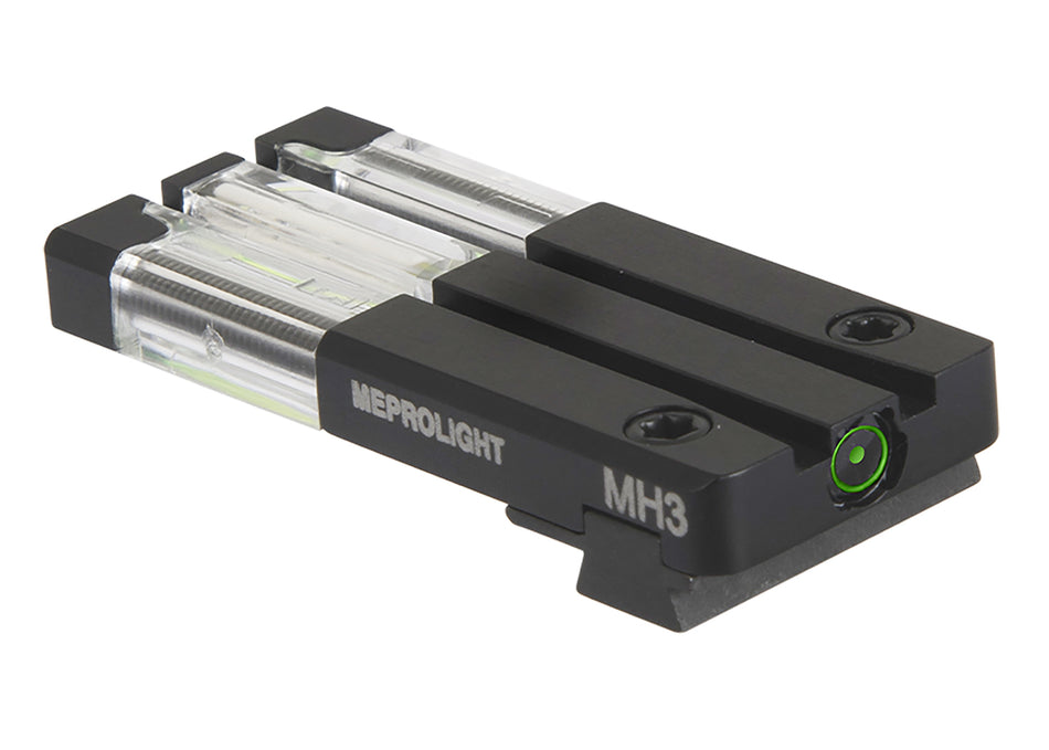 Meprolight 631163108 FT Bullseye Green Tritium Fiber Optic Rear Sight Dovetail Mount Sig P365