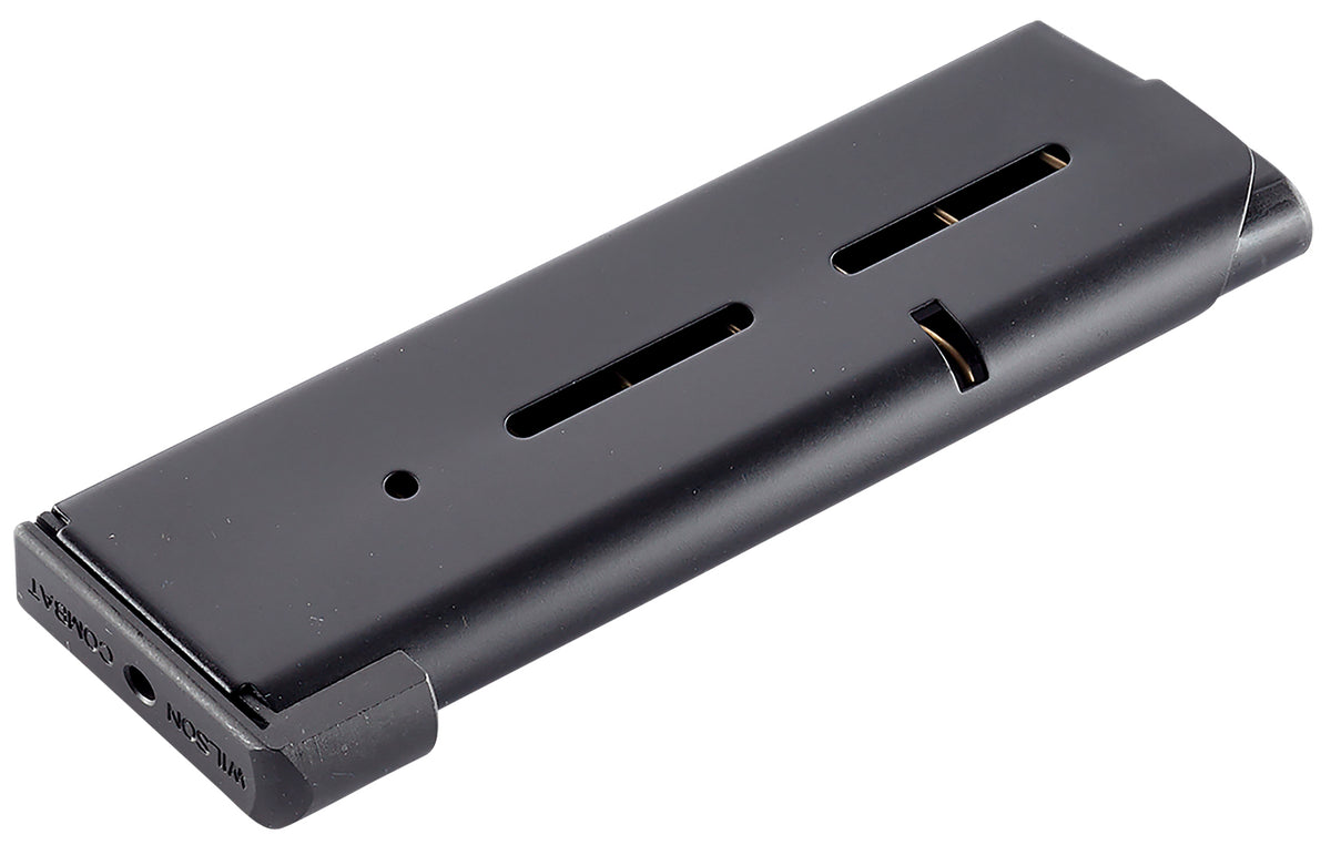 Wilson Combat 47DOXB 8rd 1911 Officer .45 ACP Detachable Magazine Black Steel Floorplate