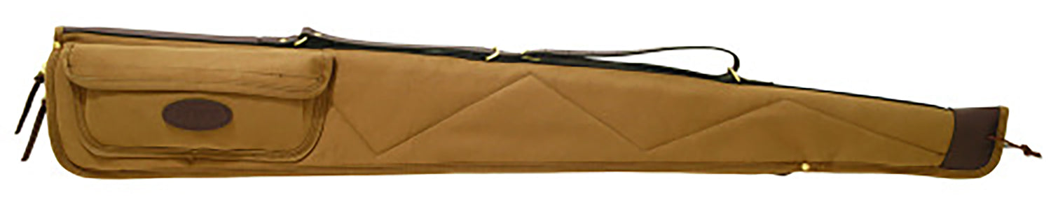 Boyt Harness 0GCWC5206 Khaki Canvas Shotgun Case 52" with Accessory Pocket