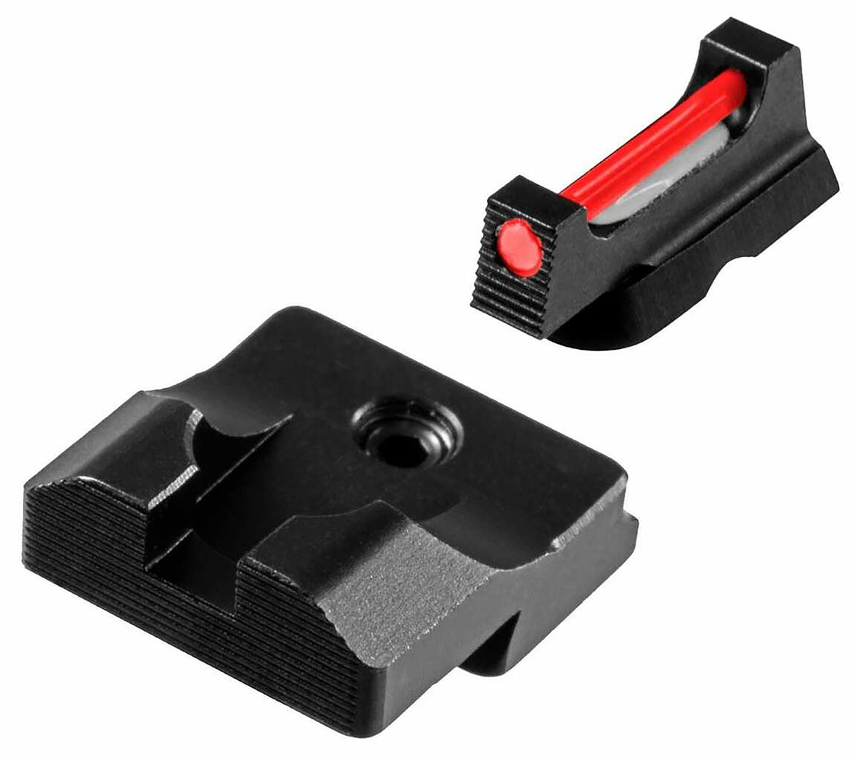 TruGlo TGTG132CZ Fiber-Optic Pro Handgun Sight Set Red Fiber Optic Front & Blank Rear for CZ 75