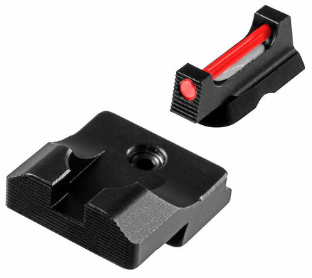 TruGlo Fiber-Optic Pro TGTG132MP Red/Black Sight Set for Smith & Wesson M&P Pistols