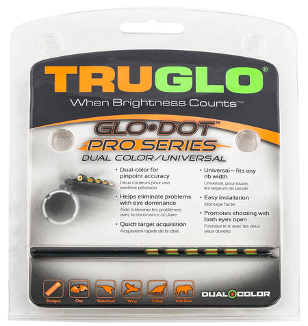 TruGlo Glo-Dot Pro Universal Dual Sight TG-TG104D Fiber Optic Shotgun Bead