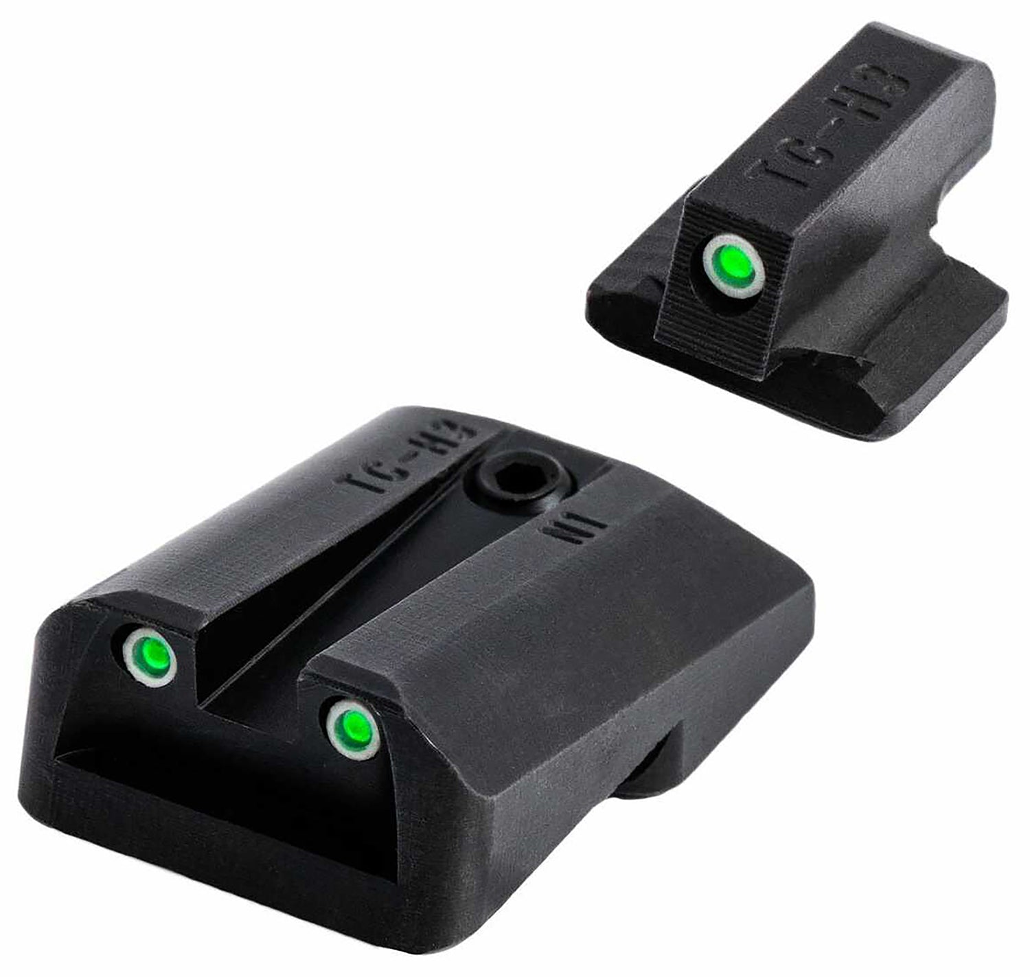 TruGlo Tritium TGTG231N4 Green Night Sights for 1911 3" Officer & 4.25" Commander 9mm/.40 S&W