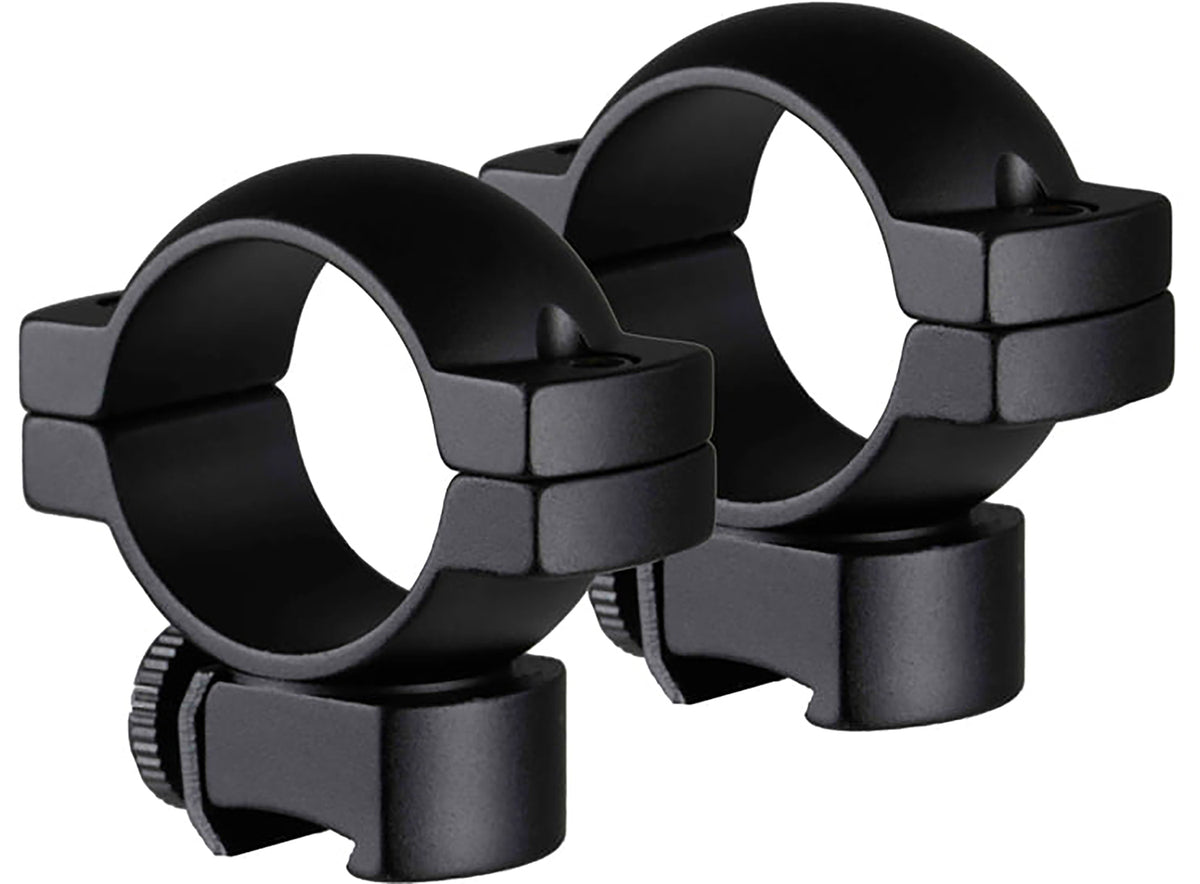 TruGlo TGTG8960B2 1 Inch Medium Matte Black Lightweight Scope Rings 2 Screws Per Side