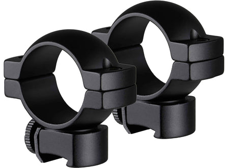 TruGlo TGTG8960B2 1 Inch Medium Matte Black Lightweight Scope Rings 2 Screws Per Side