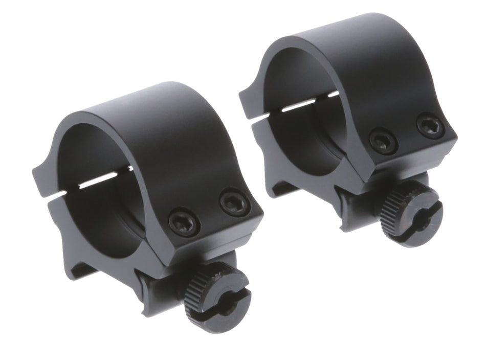 TruGlo TGTG8961B1 1 Inch Medium Matte Black Lightweight Scope Rings Picatinny
