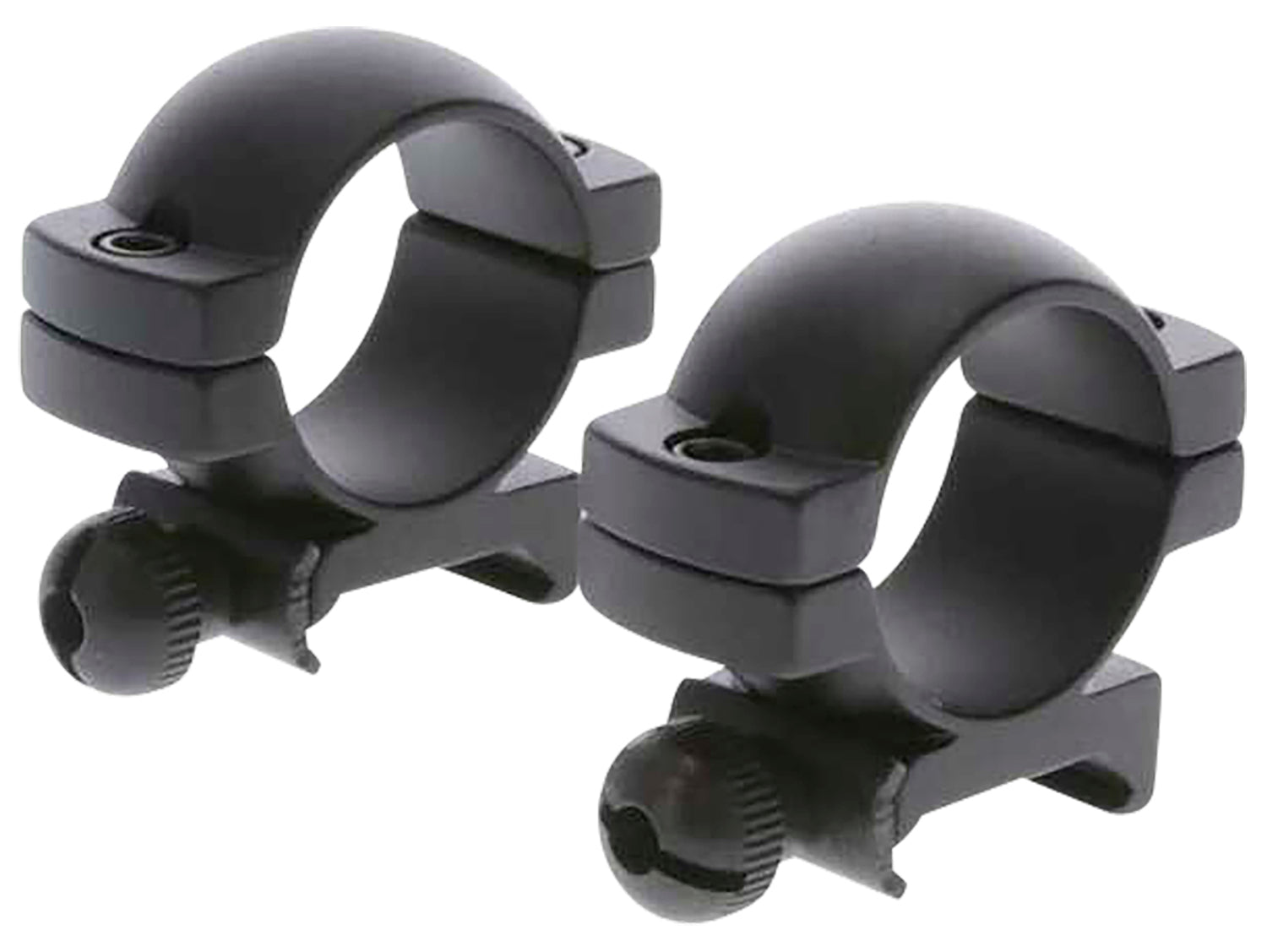 TruGlo TGTG8960B1 1 Inch Medium Matte Black Lightweight Scope Rings Picatinny