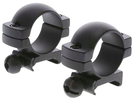 TruGlo TGTG8960B1 1 Inch Medium Matte Black Lightweight Scope Rings Picatinny