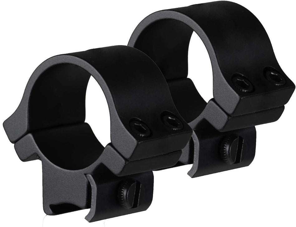TruGlo TGTG8961B3 1 Inch Medium Matte Black Lightweight Scope Rings 4 Screws