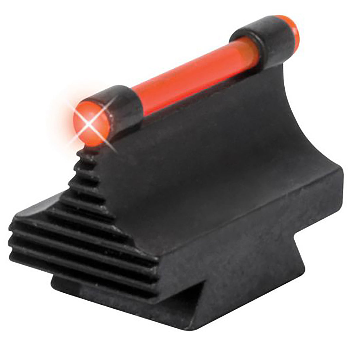 TruGlo TGTG95450RR Red Ramp Fiber-Optic Front Sight 3/8in Dovetail 0.450in for Rifles