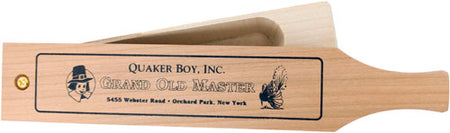 Quaker Boy Turkey Call Grand Old Master Box Poplar and Cherry