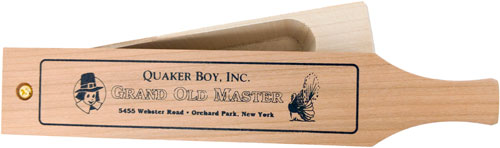 Quaker Boy Turkey Call Grand Old Master Box Poplar and Cherry