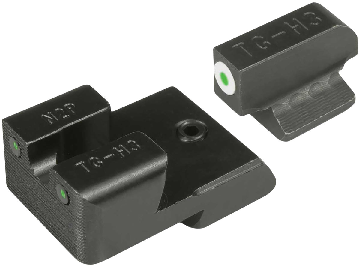 TruGlo TGTG231N4W Tritium Pro Green Tritium Front & Rear Night Sights 1911 Officer 3in & 4.25in
