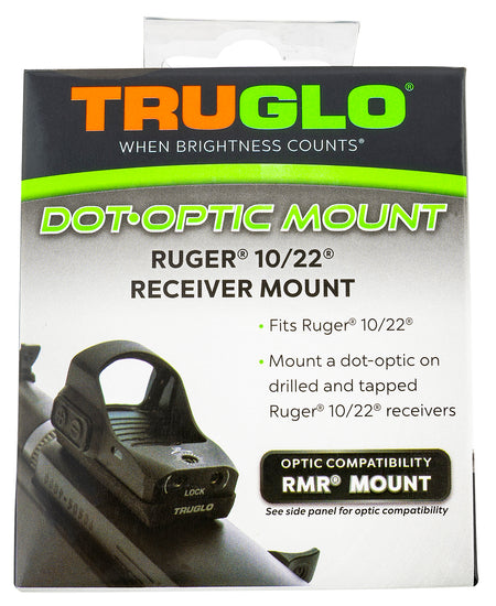 TruGlo TG8955RU2 Ruger 10/22 Receiver Red Dot Optic Mount for Trijicon RMR
